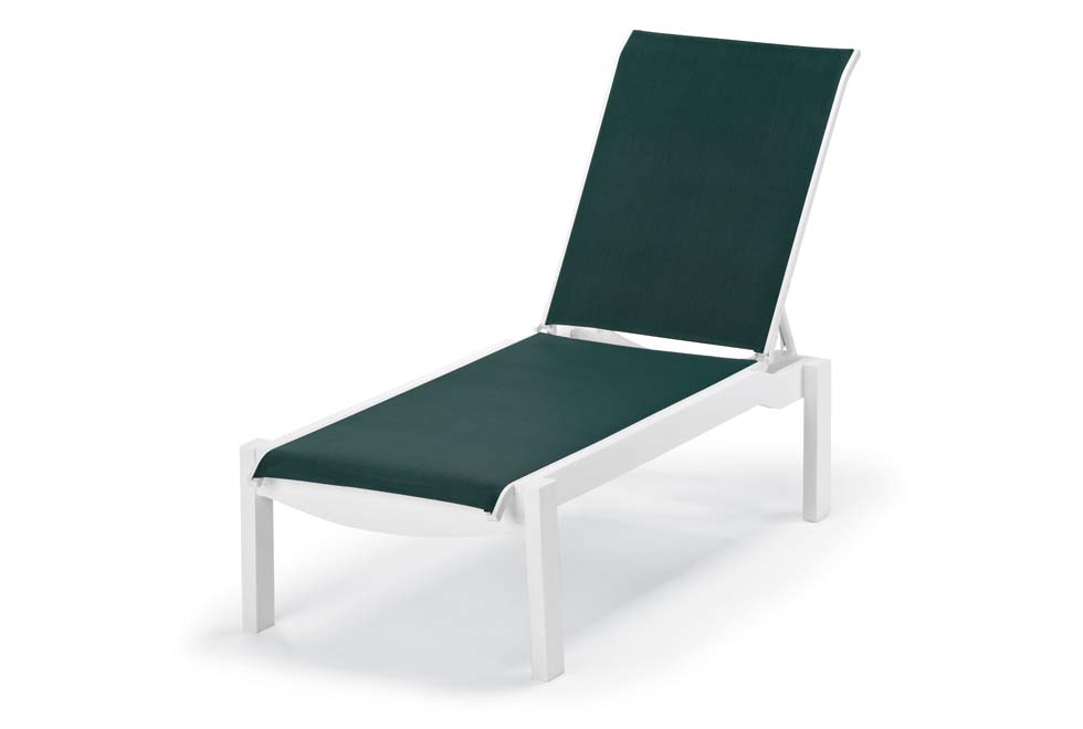 Leeward Sling Stacking Chaise