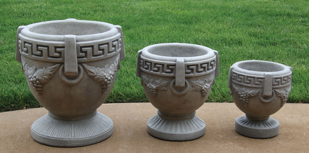 Small, Medium, Large Grecian Urn