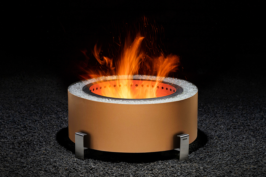 Luxeve Smokeless Firepit Earth Rust