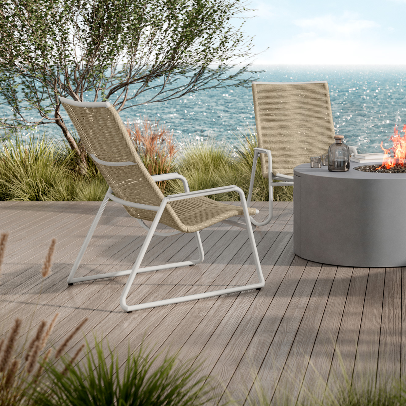 Cabana High Back Club Chair