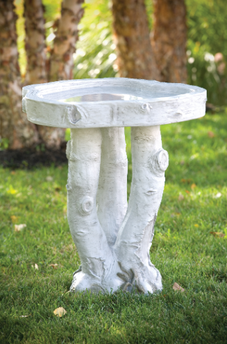25″ Birchwood Bird Bath
