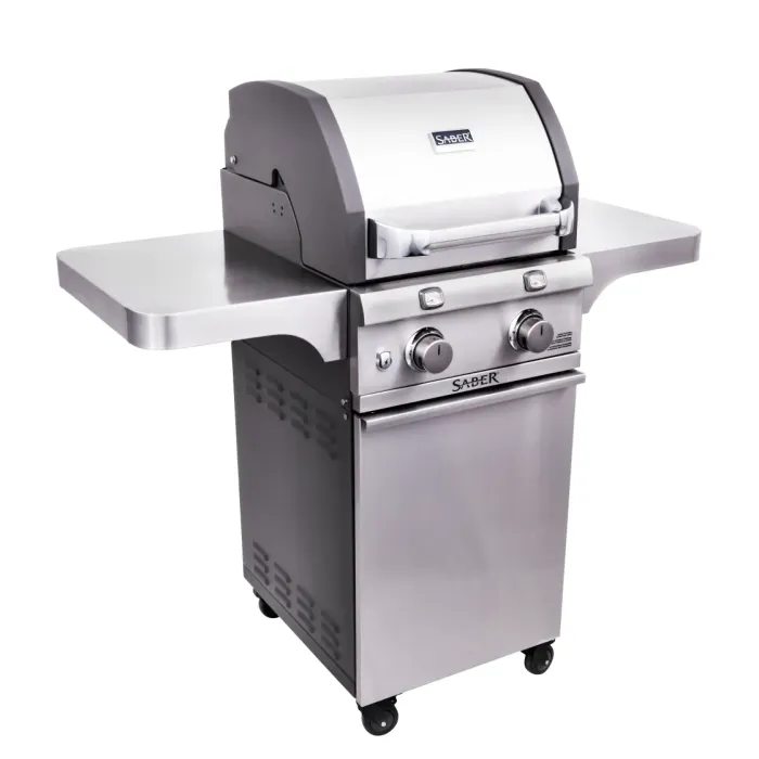 Saber Deluxe Stainless 2 Burner Gas Grill