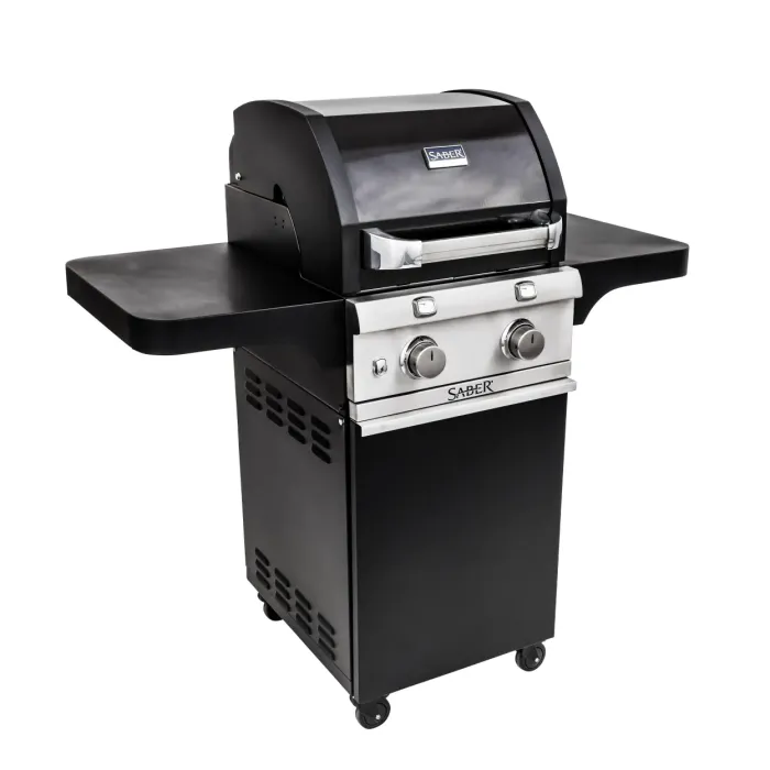 Saber Deluxe Black 2 Burner Gas Grill